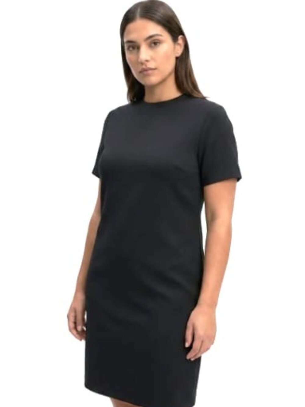 ⭐️ 5 for 20$! ⭐️Zara Trafaluc Black A-Line Textured T-Shirt Dress